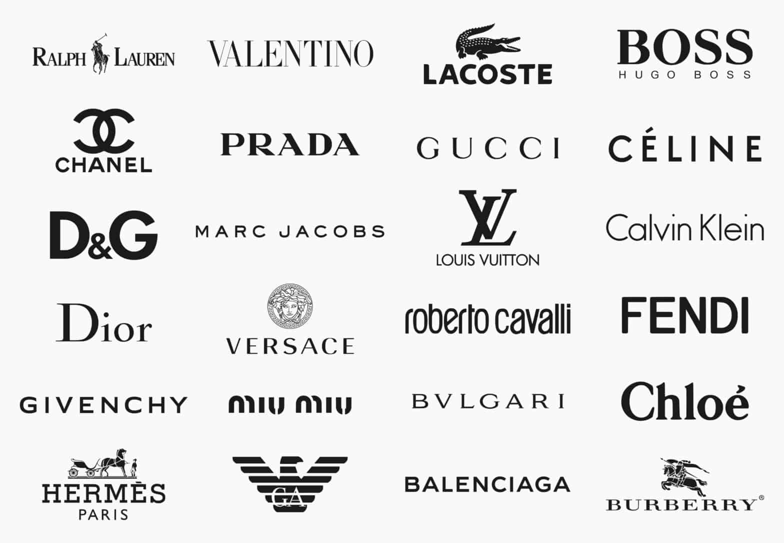 Luxury Brand Logos: Icons of Elegance and Prestige