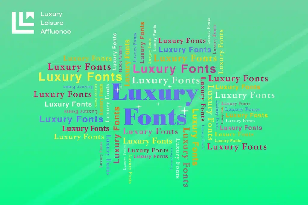 Top Luxury Fonts for Brands and Logo Designs - Luxury Leisure Affluence
