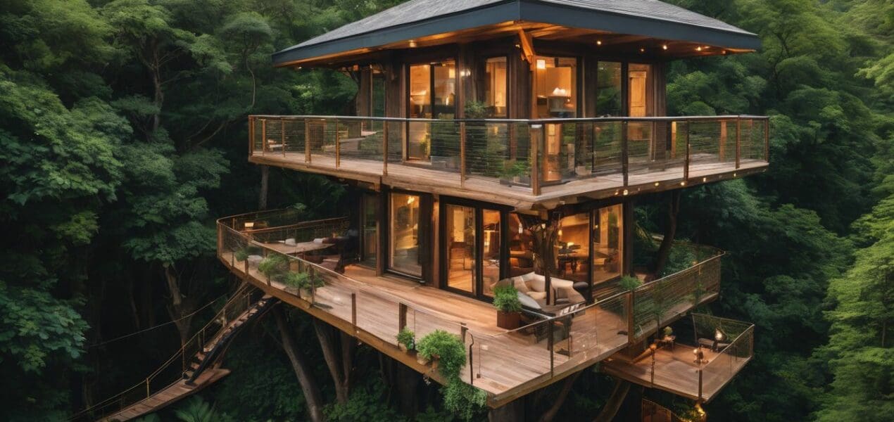 Eco Luxury Treehouses In The Morocco'S Atlas Mountains
