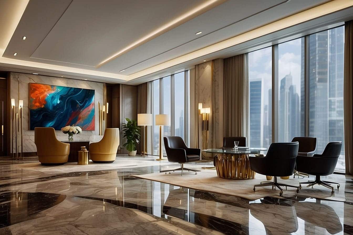Digital Art in Luxury Interiors for Modern Sophistication