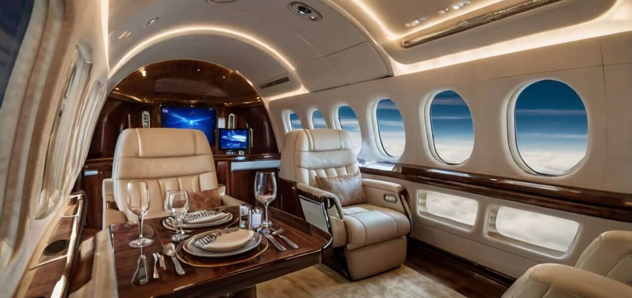 Elevating the Flying Experience: Private Jet Interior Design Trends